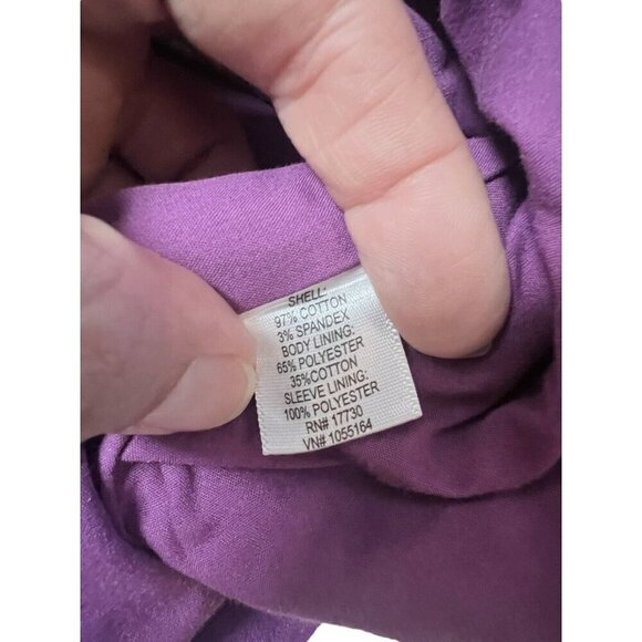 Isaac Mizrahi Target Velvet Blazer Jacket L Paisley Boho Academia Preppy Artsy - Picture 7 of 12